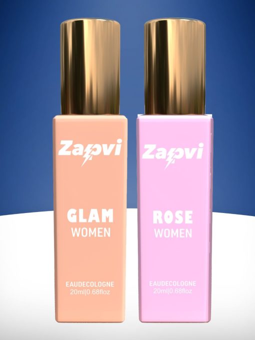 Glam Women & Rose Women Perfume Combo Set - 20ml Each Edge Zapvi