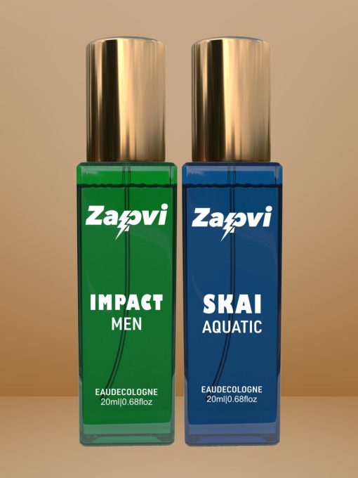 Impact Men & Skai Aquatic Perfume Combo Set - 20ml Each Edge Zapvi