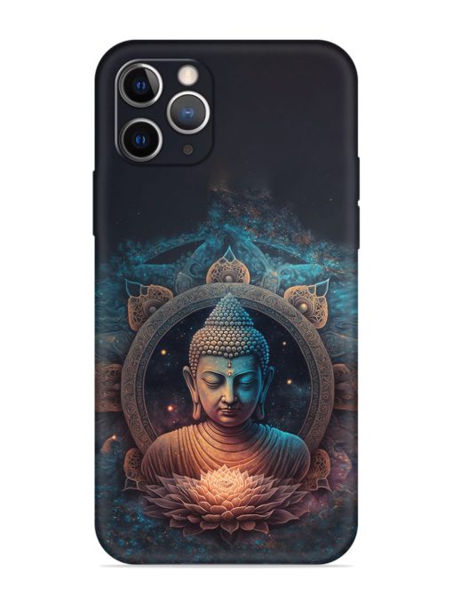 Gautam Buddha Embossed Soft Silicone Case for Apple Iphone 11 Pro Edge Zapvi