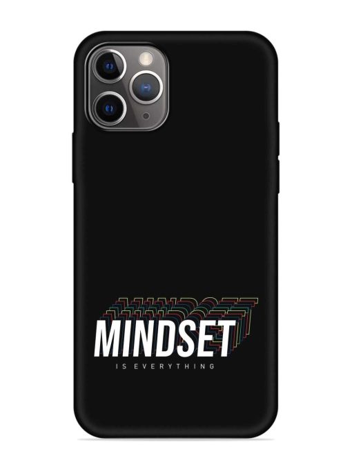 Mindset Everything Slogan Embossed Soft Silicone Case for Apple Iphone 11 Pro Max Edge Zapvi