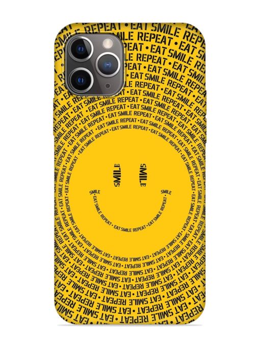 Smiley Embossed Soft Silicone Case for Apple Iphone 11 Pro Max Edge Zapvi