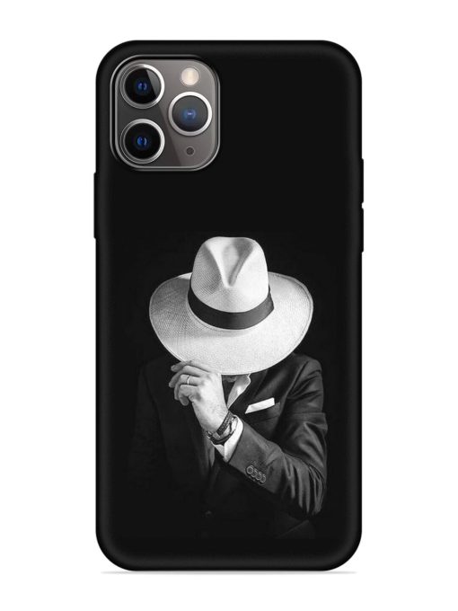 Men Under Hat Embossed Soft Silicone Case for Apple Iphone 11 Pro Max Edge Zapvi