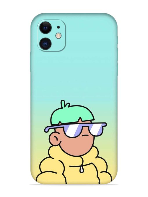 Doodles Cool Character Embossed Soft Silicone Case for Apple Iphone 12 Edge Zapvi