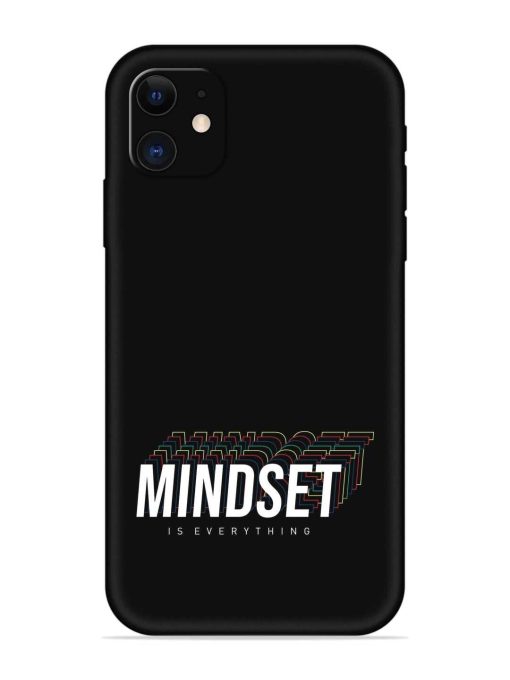 Mindset Everything Slogan Embossed Soft Silicone Case for Apple Iphone 12 Edge Zapvi