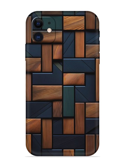 Wooden Background Cubes Embossed Soft Silicone Case for Apple Iphone 12 Edge Zapvi