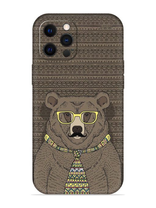 Grizzly Bear Embossed Soft Silicone Case for Apple Iphone 12 Pro Edge Zapvi