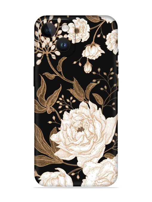 Peonies Roses Floral Embossed Soft Silicone Case for Apple Iphone 14 Edge Zapvi