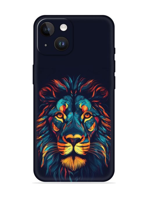 Colorful Lion Embossed Soft Silicone Case for Apple Iphone 14 Edge Zapvi