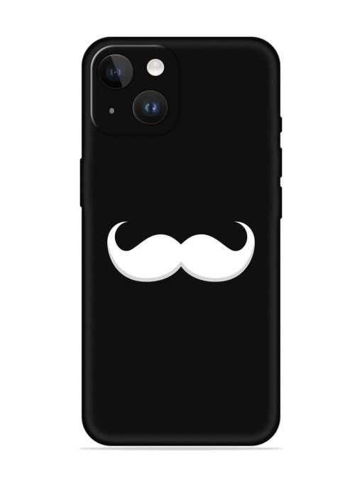 Mustache Vector Embossed Soft Silicone Case for Apple Iphone 14 Edge Zapvi