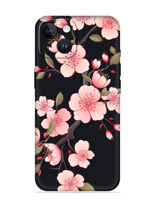 Cherry Blossom Embossed Soft Silicone Case for Apple Iphone 14 Edge Zapvi