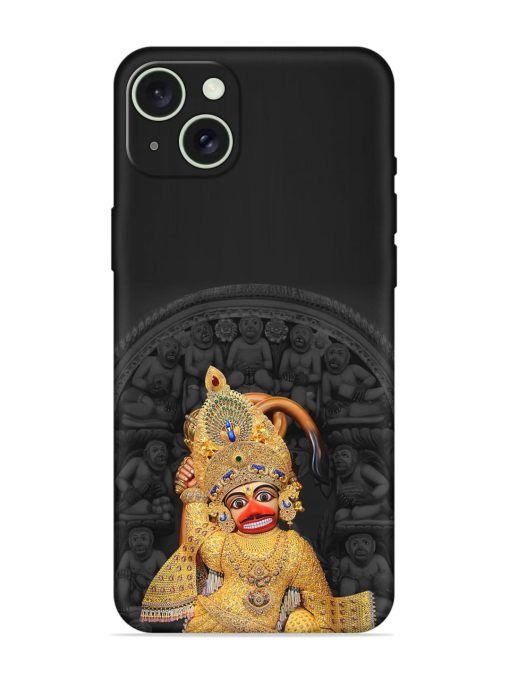 Indian Gold Hanuman Embossed Soft Silicone Case for Apple Iphone 15 Plus Edge Zapvi