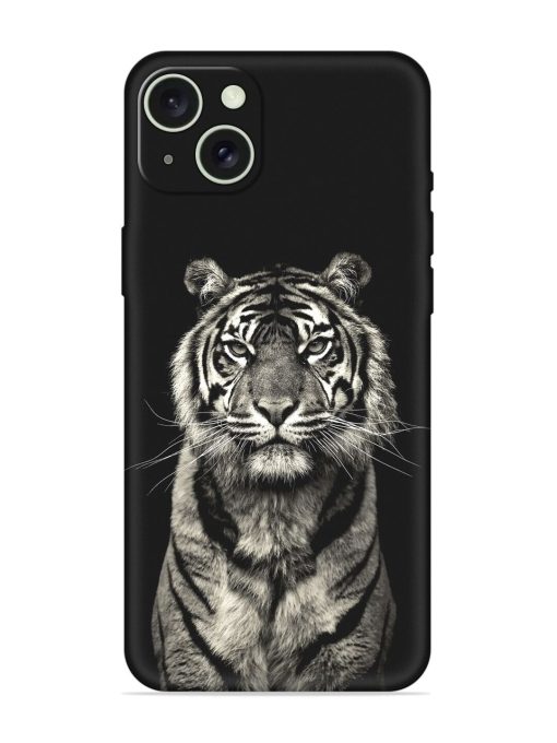 Tiger Art Embossed Soft Silicone Case for Apple Iphone 15 Plus Edge Zapvi