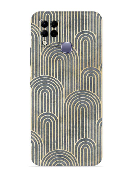 Art Deco Style Embossed Soft Silicone Case for Infinix Hot 10S Edge Zapvi