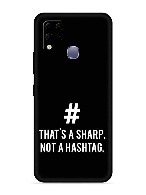 Thats Sharp Not Embossed Soft Silicone Case for Infinix Hot 10S Edge Zapvi