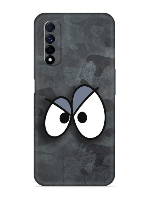 Big Eyes Night Mode Embossed Soft Silicone Case for Realme Narzo 30 (4G) Edge Zapvi