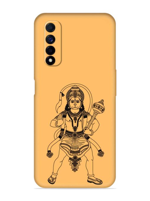 Indian God Hanuman Embossed Soft Silicone Case for Realme Narzo 30 (4G) Edge Zapvi