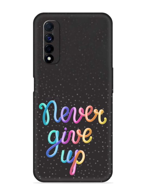 Colorful Stylized Rainbow Embossed Soft Silicone Case for Realme Narzo 30 (4G) Edge Zapvi