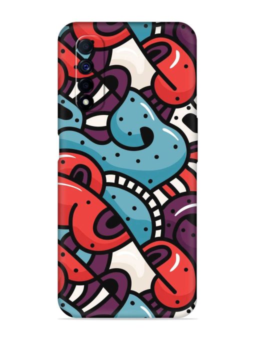 Seamless Backdrop Colorful Embossed Soft Silicone Case for Realme Narzo 30 (4G) Edge Zapvi