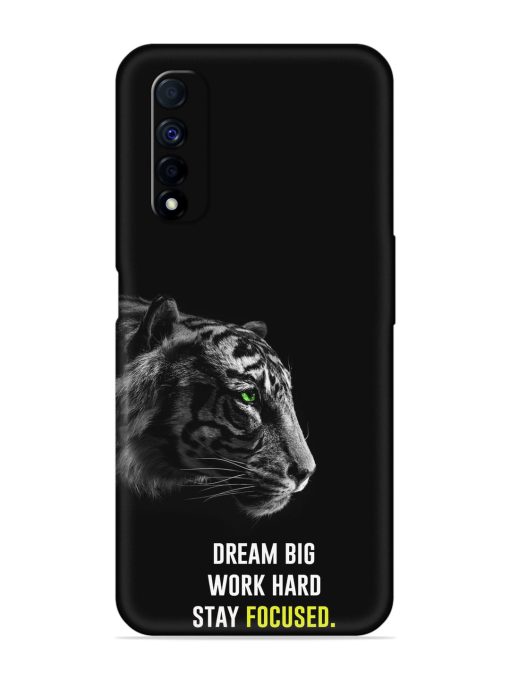 Dream Big Work Hard Embossed Soft Silicone Case for Realme Narzo 30 (4G) Edge Zapvi