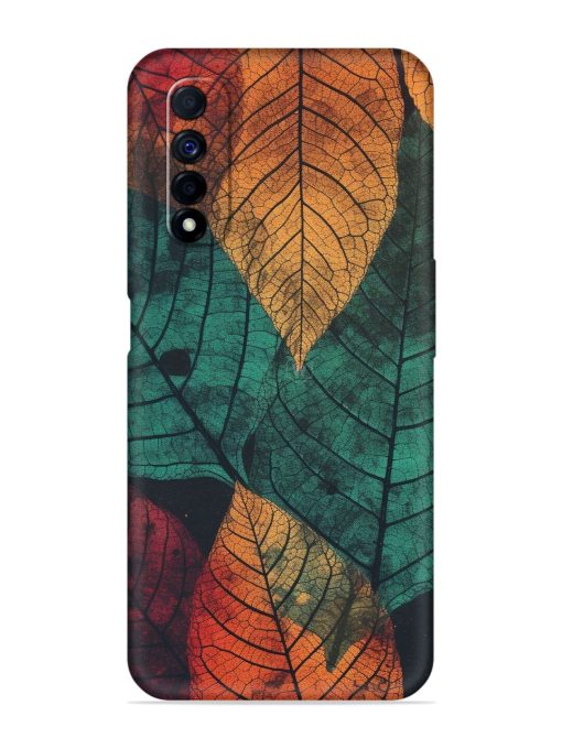 Leaves Artwork Embossed Soft Silicone Case for Realme Narzo 30 (4G) Edge Zapvi