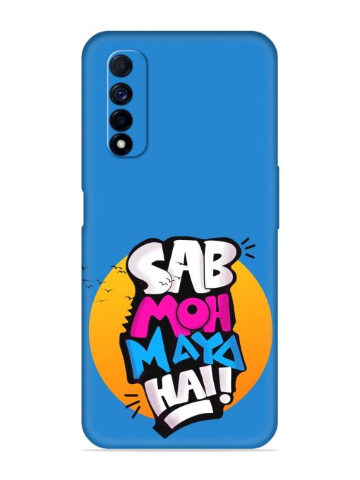 Sab Moh Moya Embossed Soft Silicone Case for Realme Narzo 30 (4G) Edge Zapvi