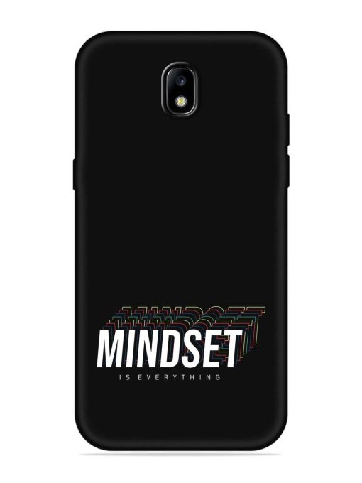 Mindset Everything Slogan Embossed Soft Silicone Case for Samsung Galaxy J7 (2017) Edge Zapvi