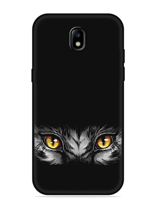 Scary Eye Embossed Soft Silicone Case for Samsung Galaxy J7 (2017) Edge Zapvi