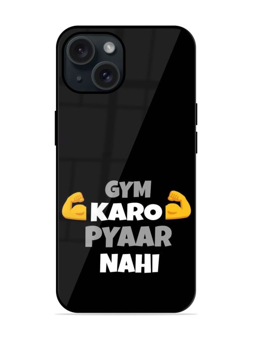 Gym Karo Pyaar Nahi Glossy Metal TPU Case Edge Zapvi