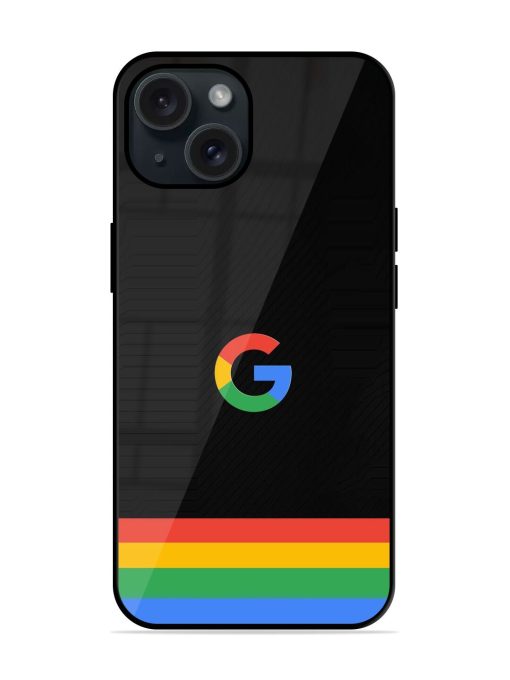 Google Logo Art Glossy Metal TPU Case Edge Zapvi