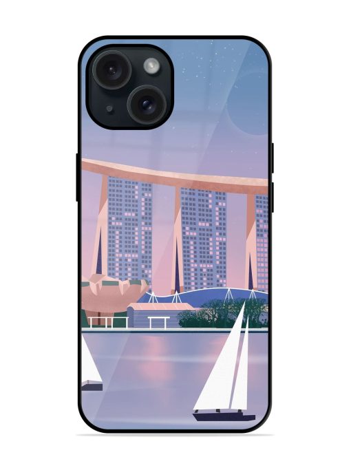 Singapore Scenery Architecture Glossy Metal TPU Case Edge Zapvi