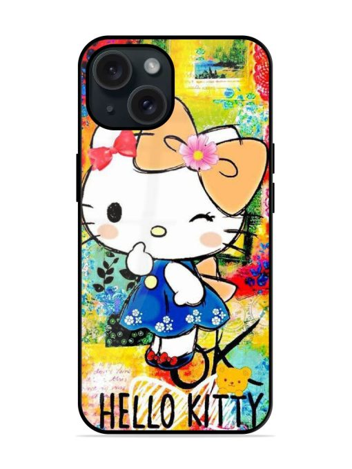 Hello Kitty Art Glossy Metal TPU Case Edge Zapvi