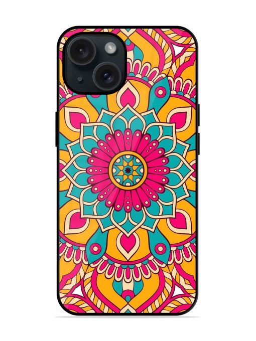 Great Mandala Art Glossy Metal TPU Case Edge Zapvi