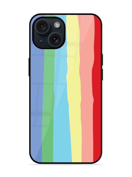 Rainbow Premium Shade Glossy Metal TPU Case Edge Zapvi