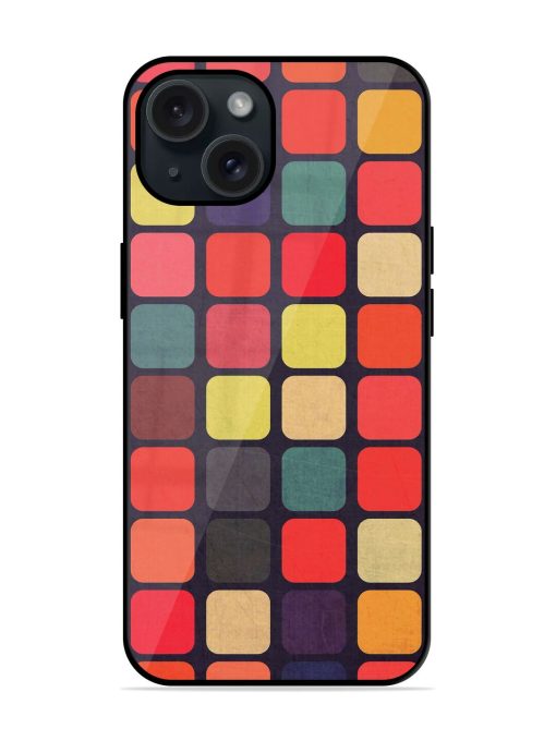 Color Square Glossy Metal TPU Case Edge Zapvi