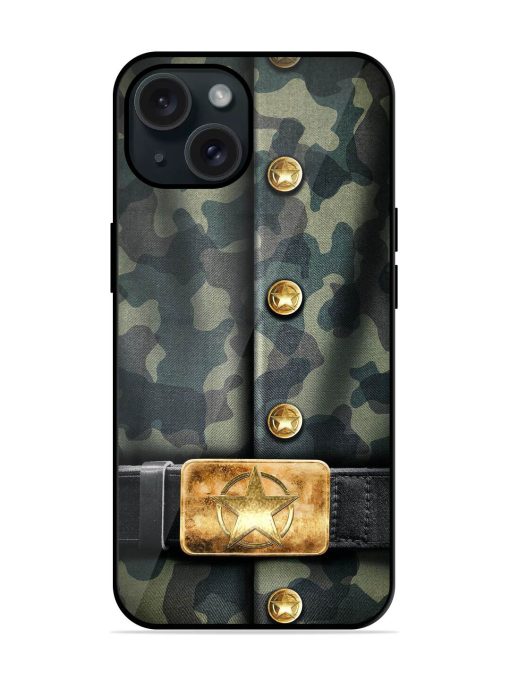 Army Background Glossy Metal TPU Case Edge Zapvi