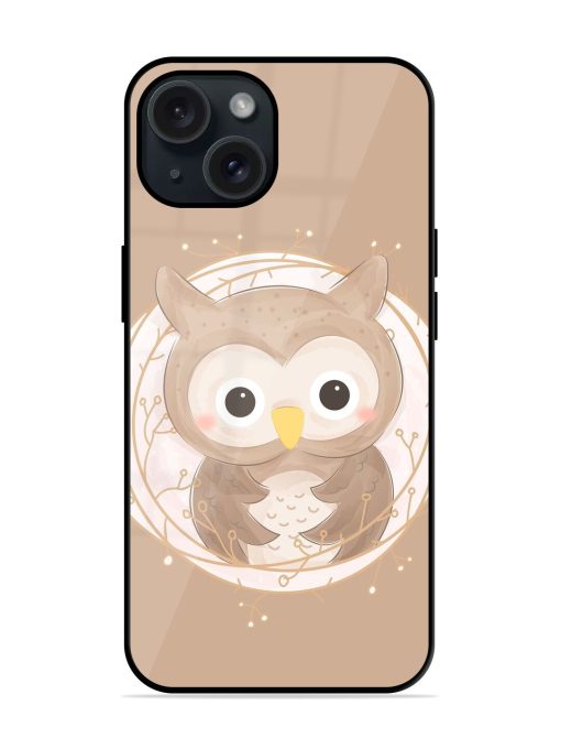 Owl With Cuteness Glossy Metal TPU Case Edge Zapvi