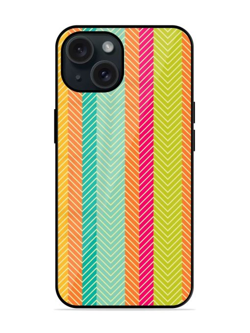 Retro Abstract Herringbone Glossy Metal TPU Case Edge Zapvi