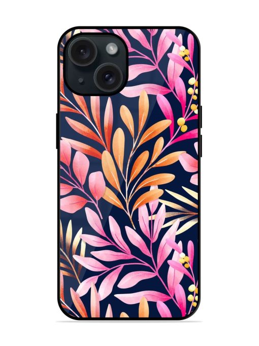 Seamless Colorful Floral Glossy Metal TPU Case Edge Zapvi