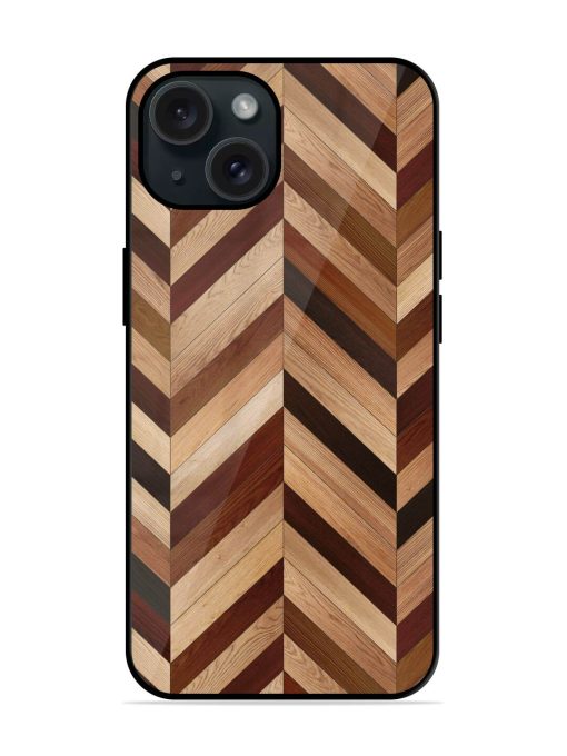 Seamless Wood Parquet Glossy Metal TPU Case Edge Zapvi