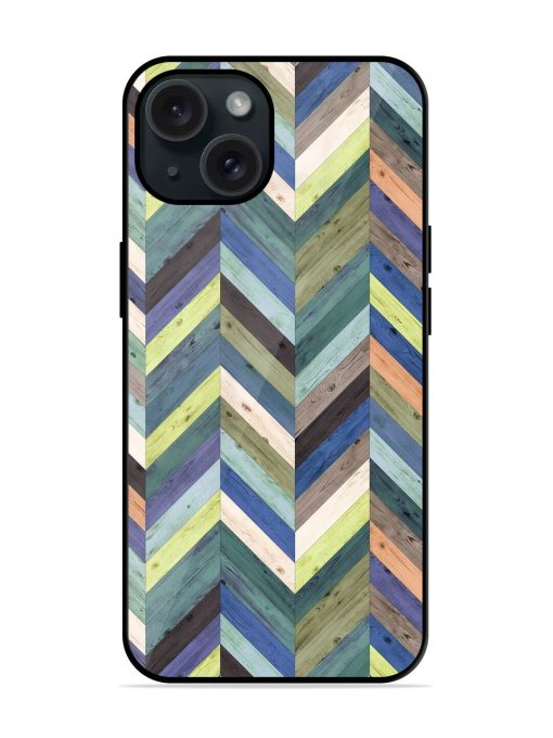 Chevron Random Color Glossy Metal TPU Case Edge Zapvi