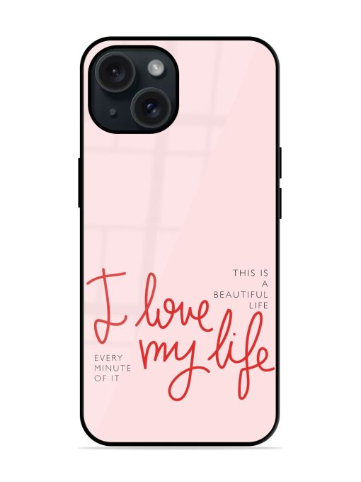 Love My Life Glossy Metal TPU Case Edge Zapvi