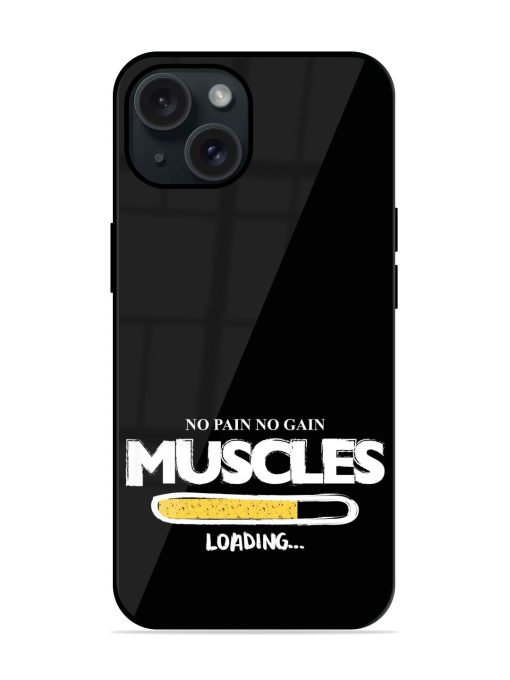 Muscles Loading Motivational Glossy Metal TPU Case Edge Zapvi