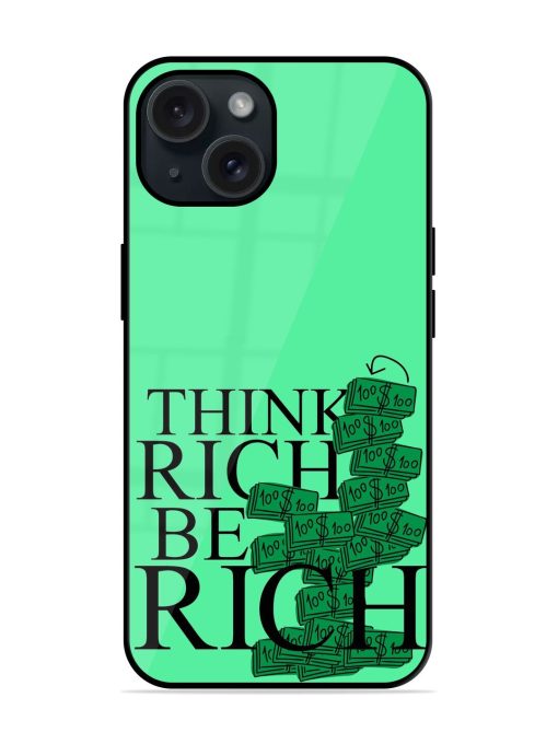 Think Rich Be Glossy Metal TPU Case Edge Zapvi