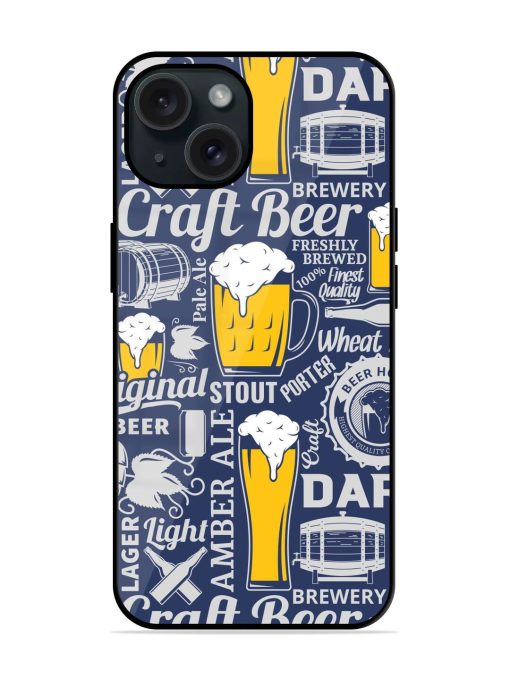 Typographic Vector Beer Glossy Metal TPU Case Edge Zapvi