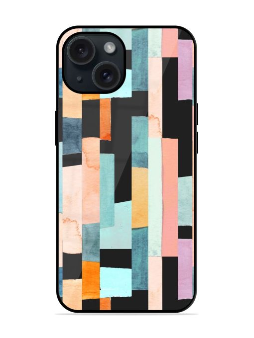 Geometric Seamless Pattern Glossy Metal TPU Case Edge Zapvi