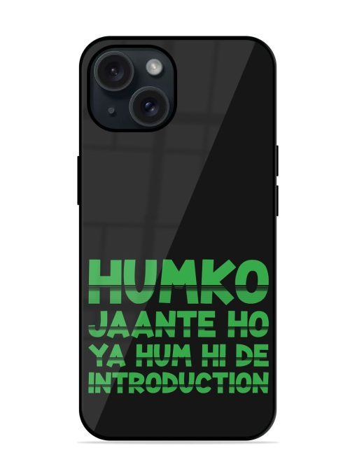 Humorous Hindi Quote Glossy Metal TPU Case Edge Zapvi