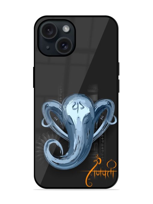 Illustration Lord Ganpati Glossy Metal TPU Case Edge Zapvi