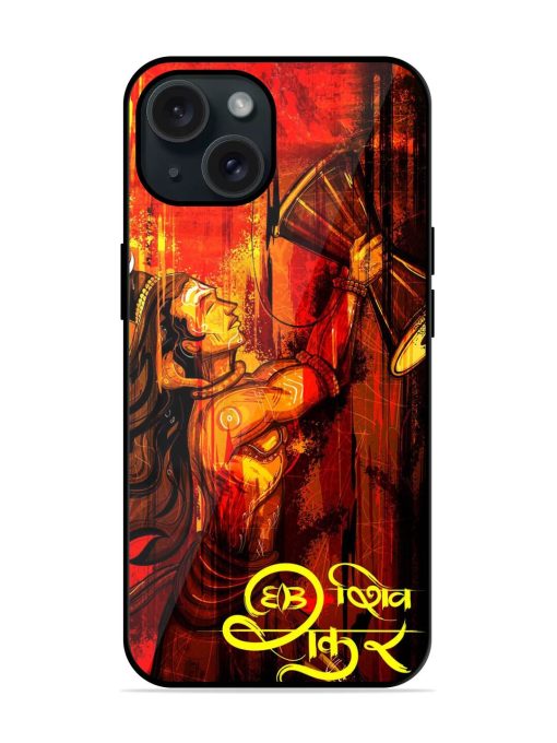 Illustration Lord Shiva Glossy Metal TPU Case Edge Zapvi