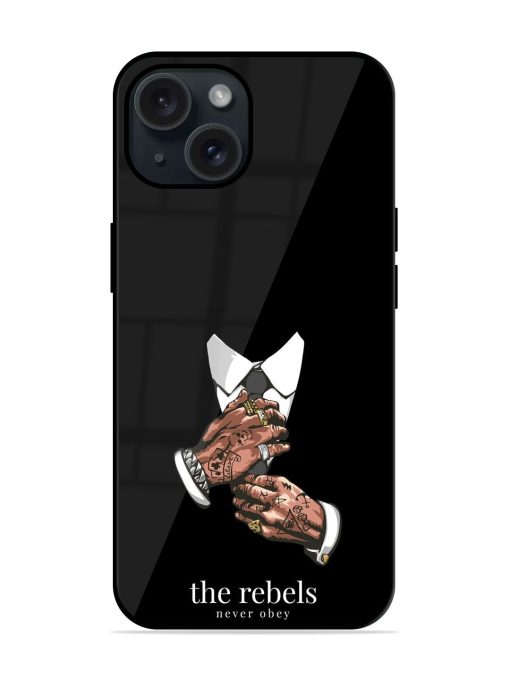 Rebels Slogan Man Glossy Metal TPU Case Edge Zapvi