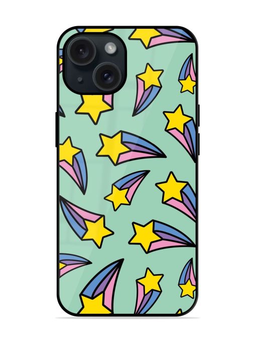 Rainbow Shooting Star Glossy Metal TPU Case Edge Zapvi